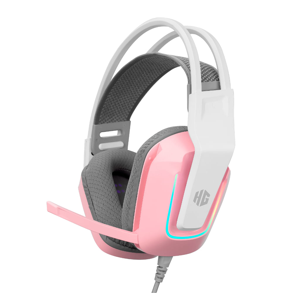 Audífonos Gamer Halion Ha-H553 Hades Rosado