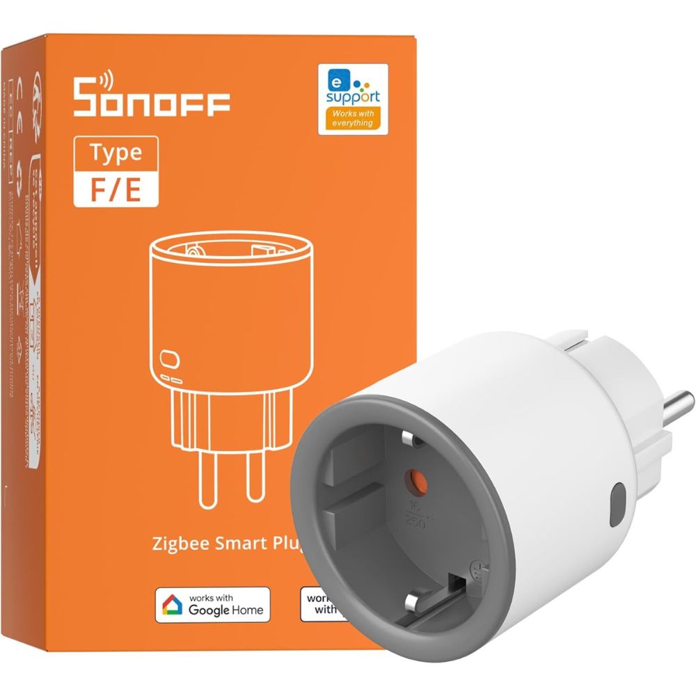 Enchufe inteligente Sonoff S60ZBTPF Zigbee Blanco Wifi Alexa
