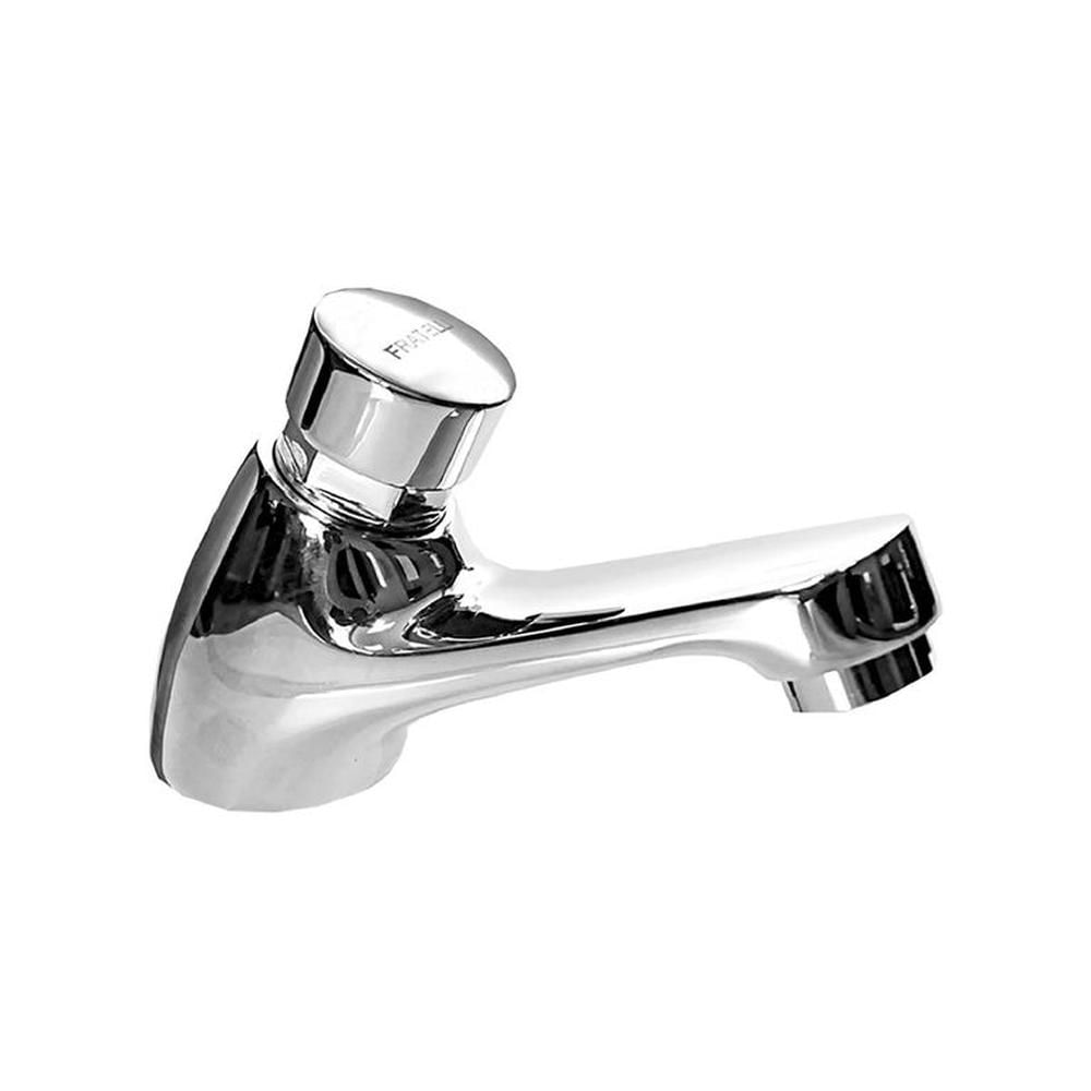 Llave Temporizado P/ Lavatorio Pesado 612 Gs1106 Fratelli Plateado
