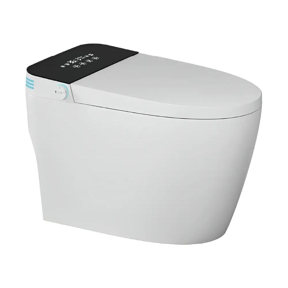 Inodoro inteligente Atlas Pro max Blanco + Tapa Asiento y Accs 680X400X450 - Fratelli Premium