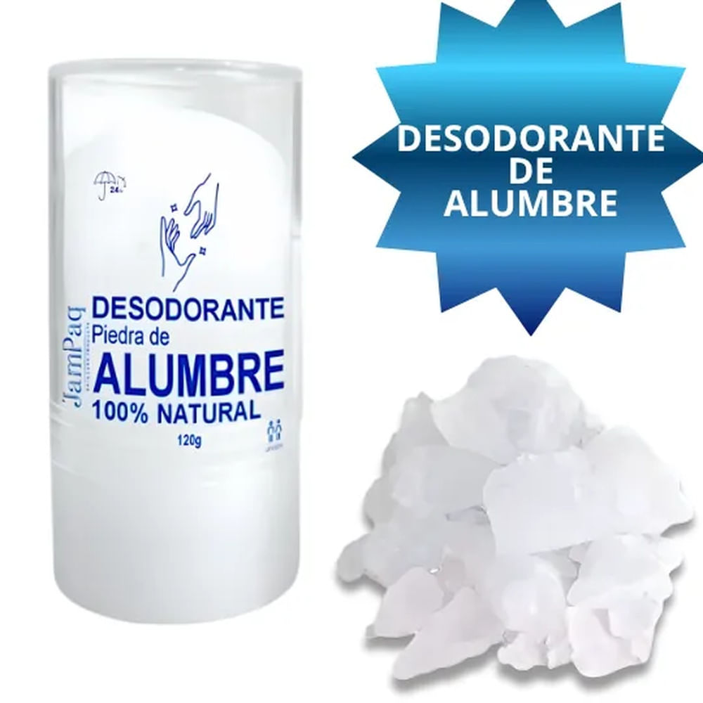 Desodorante Natural de Piedra de Alumbre 120g