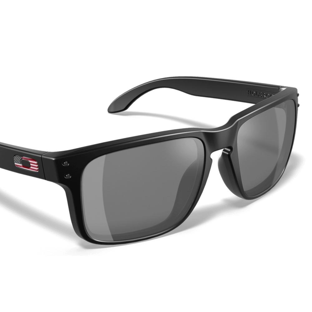 Lentes de Sol Oakley Holbrook 009102 Negro Mate Polarizado Logo USA
