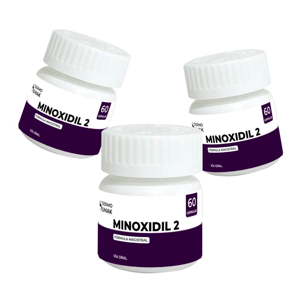 Minoxidil 2Mg X 60 Capsulas - Dermo Sumak 3 Und