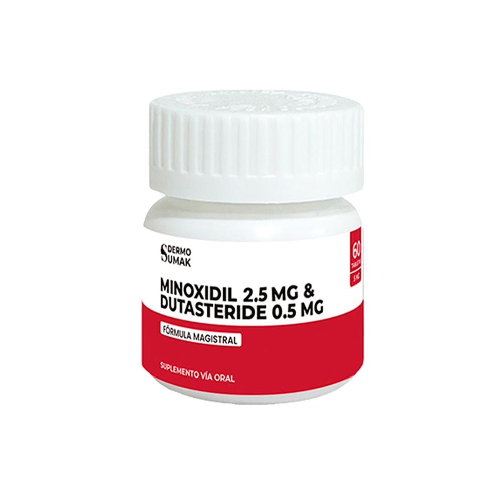 Minoxidil 2.5 Mg & Dutasteride 0.5 Mg X 60 Caps Dermo Sumak