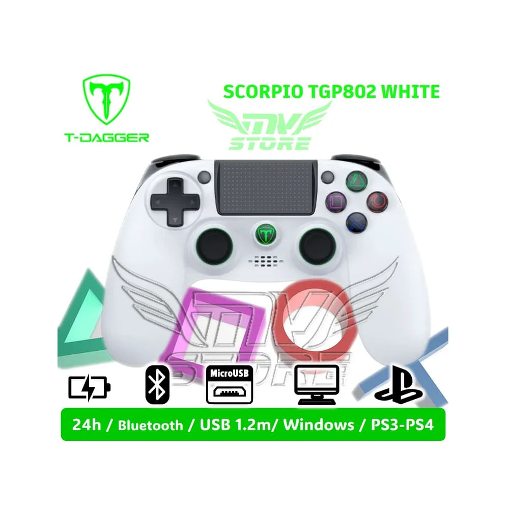 Mando para Play 4 Joystick Inalambrico Dual Shock PS4 Scorpio TGP802