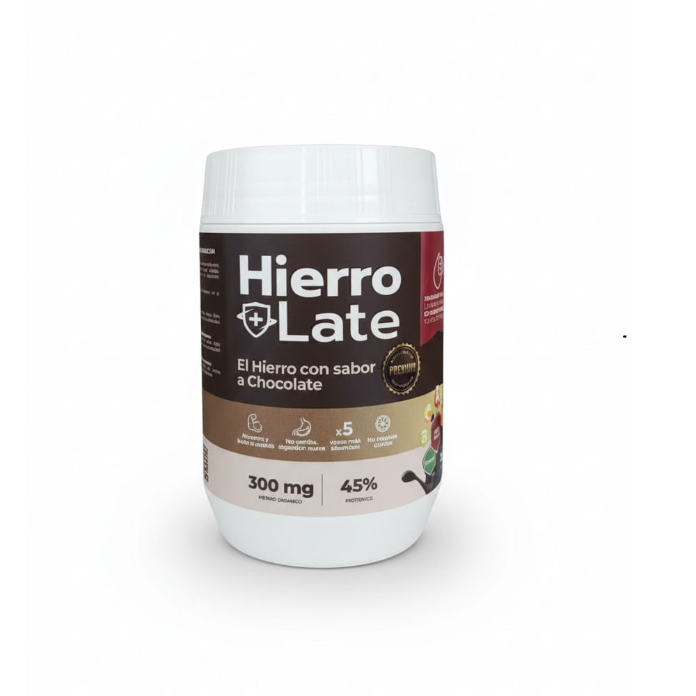Hierro Late Premium- Cacao en Polvo con Hierro Hemínico x 240 g - OP CORP S.A.C.