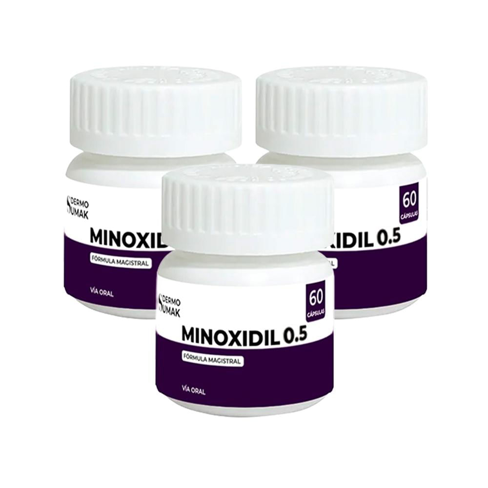 Minoxidil 0.5 Mg 60 Caps - Dermo Sumak 3 Und
