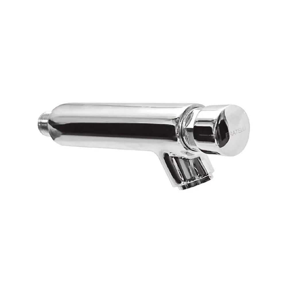 Llave Temporizado P/Lavatorio Pared Ltpa-18 Hc Gs1110/ 18Cm -Fratelli Plateado