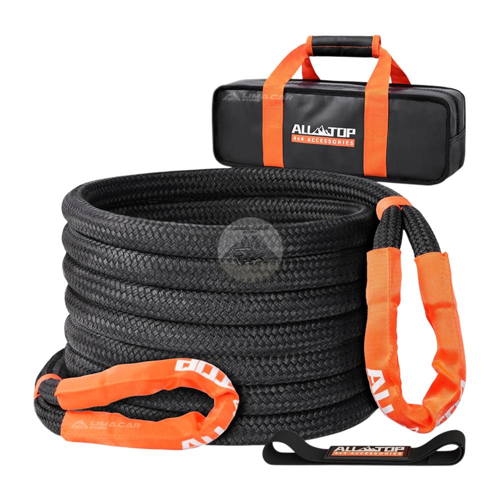 Eslinga Cinetica 9m 22tn Cuerda De Recuperación Negro All-top Soga Eslinga Cinetica 9m 22tn Cuerda De Recuperación Negro All-top Soga