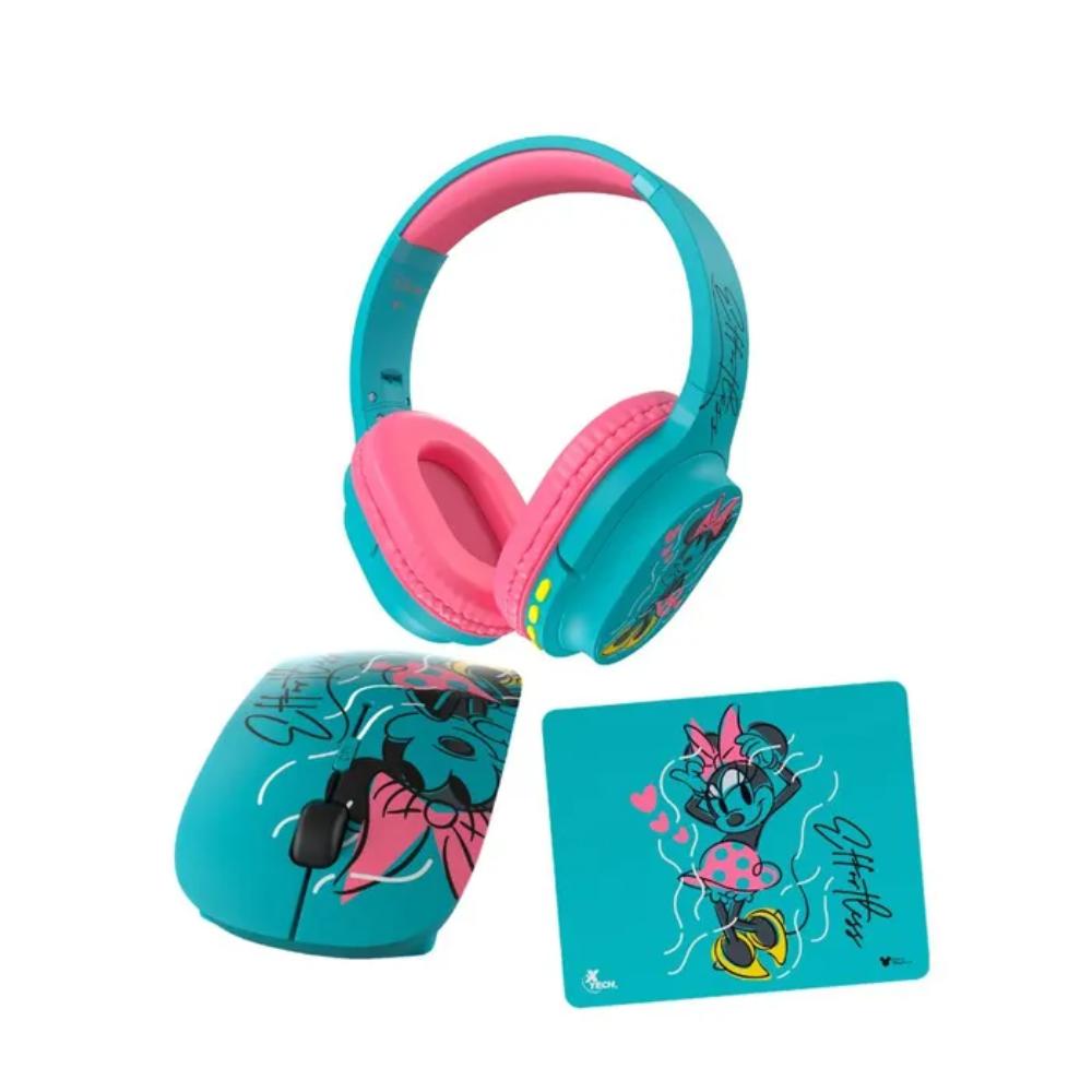 Pack Xtech Mickey Audífonos - Mouse - Mouse PAD