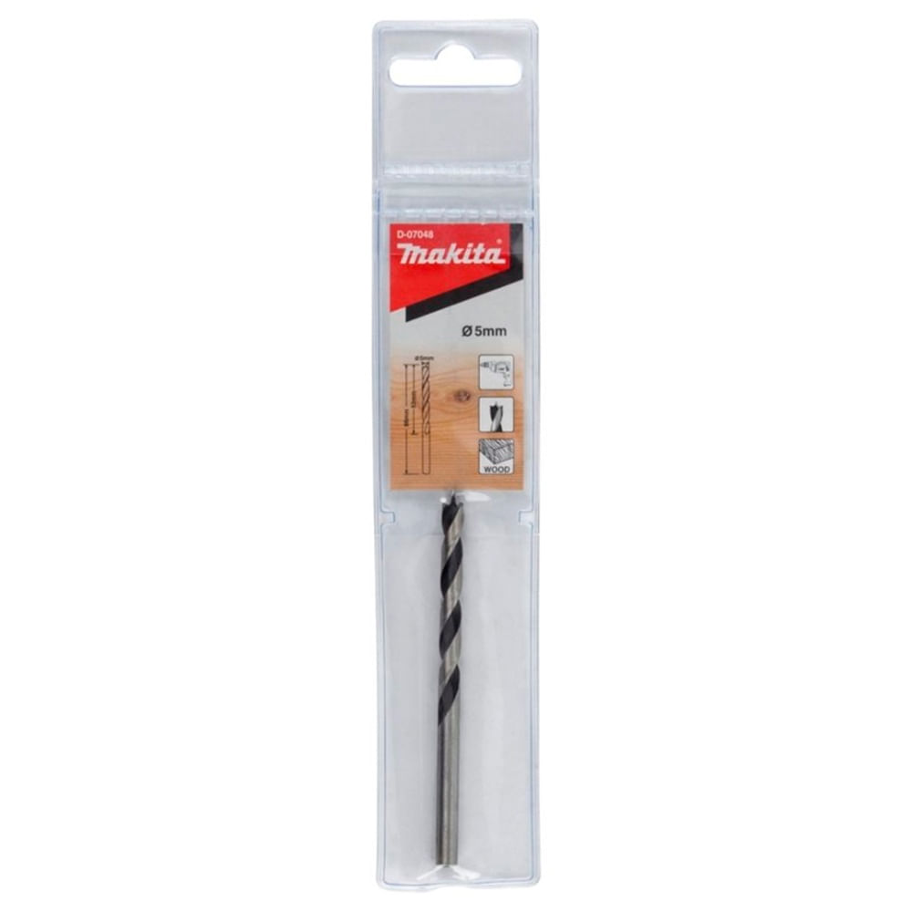Broca para Madera Makita 5 X 85 Mm. D-07048