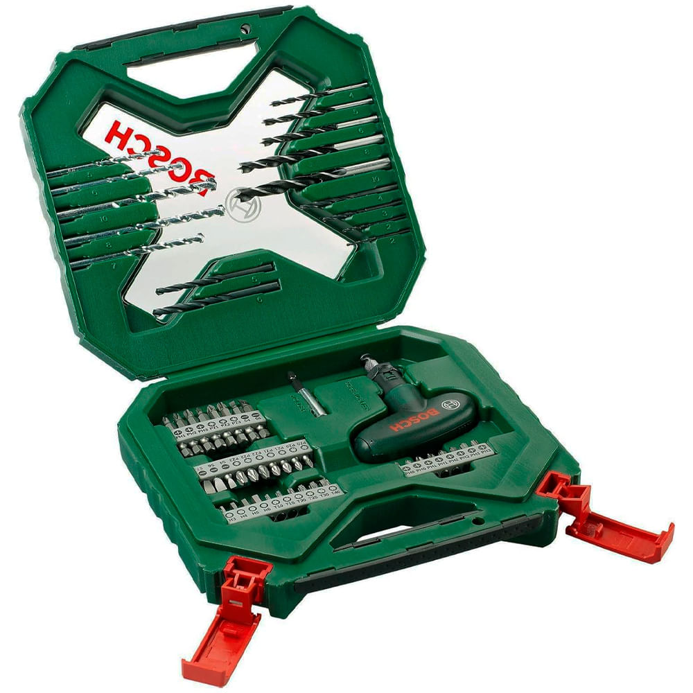 Set X-Line 54 Pzas Bosch Para Taladrar Y Atornillar