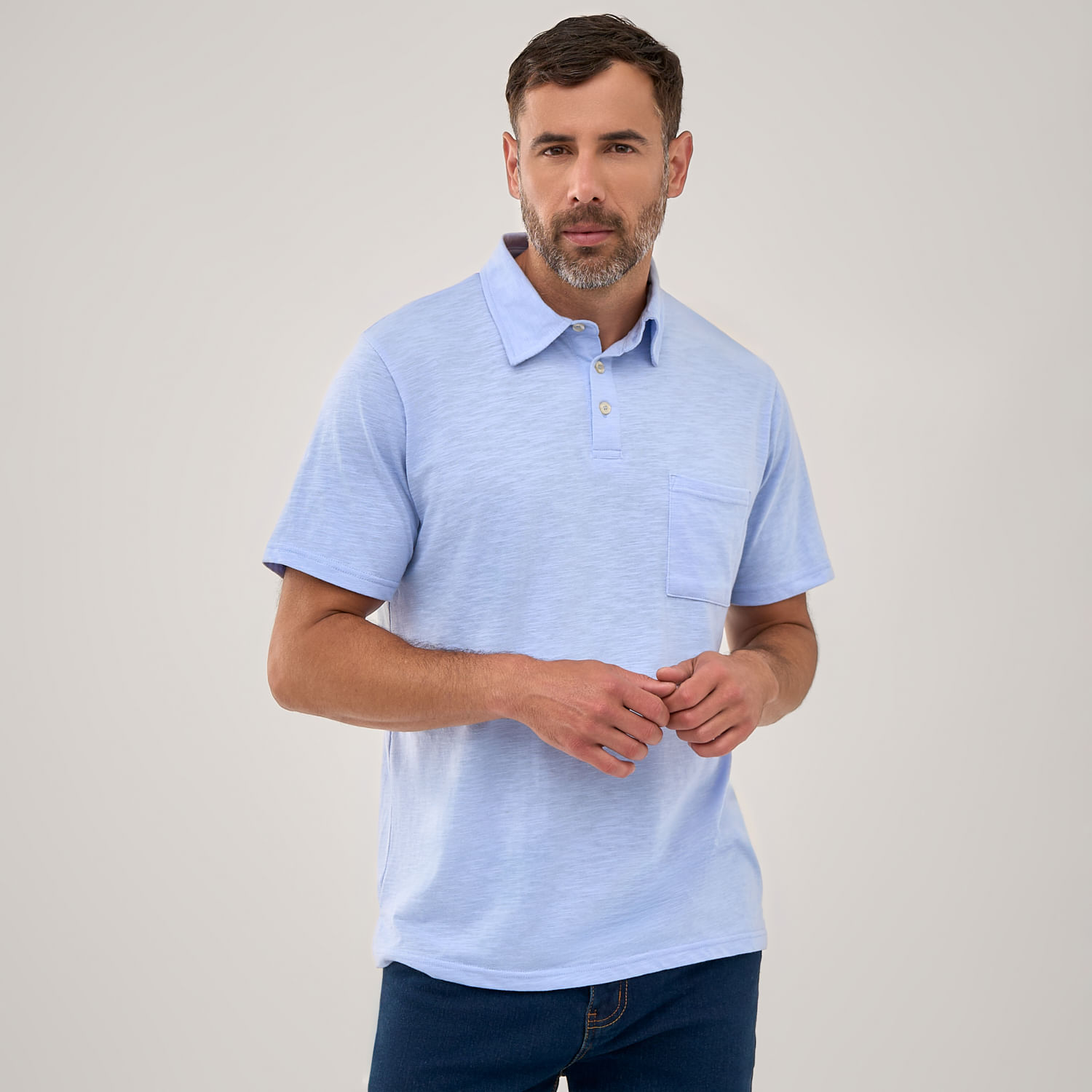 Polo Hombre Madison Jersey Melange