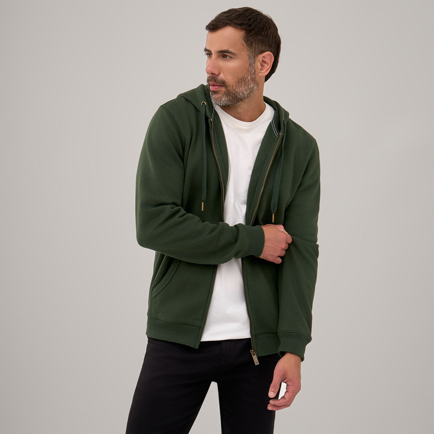 Polera Hombre Madison Full Zipper