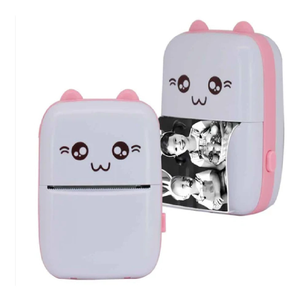 Mini Impresora Térmica Portátil Recargable Bluetooth + rollo Rosado Mini Impresora Térmica Portátil Recargable Bluetooth Mini Impresora Térmica Portátil Recargable Bluetooth + rollo Rosado Mini Impresora Térmica Portátil Recargable Bluetooth