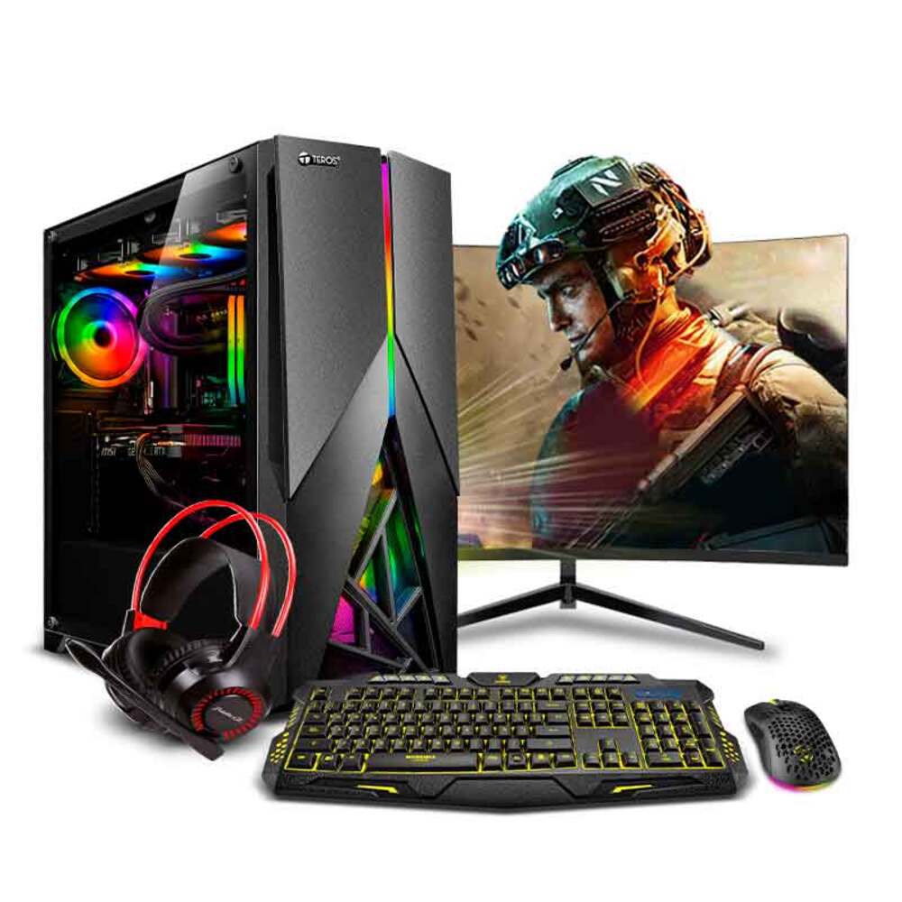 COMPUTADORA GAMER DRACO PINK RYZEN 7 5800XT 32GB 1TB 24 CURVO RTX5060 8GB MI PC LISTA MIPCLISTA
