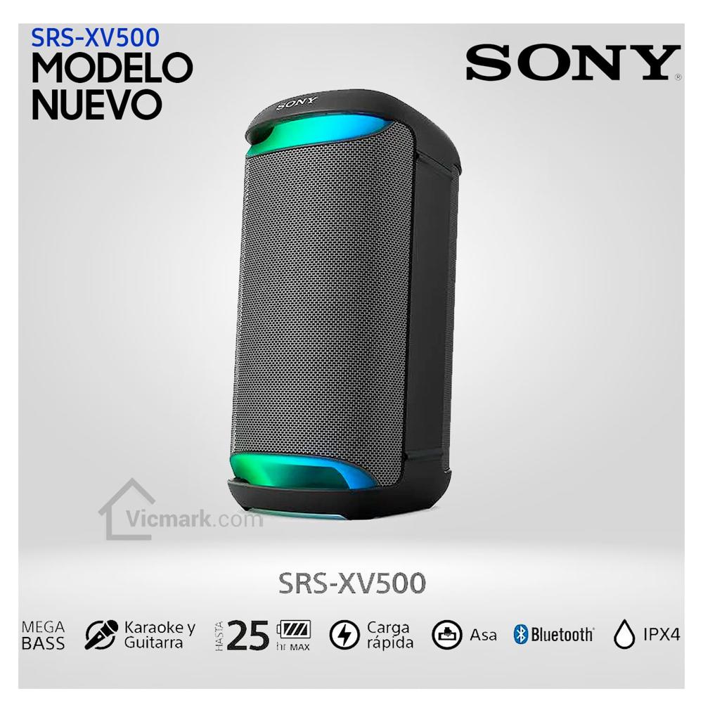 Parlante Sony Bluetooth SRS-XV500 para fiestas con Mega Bass