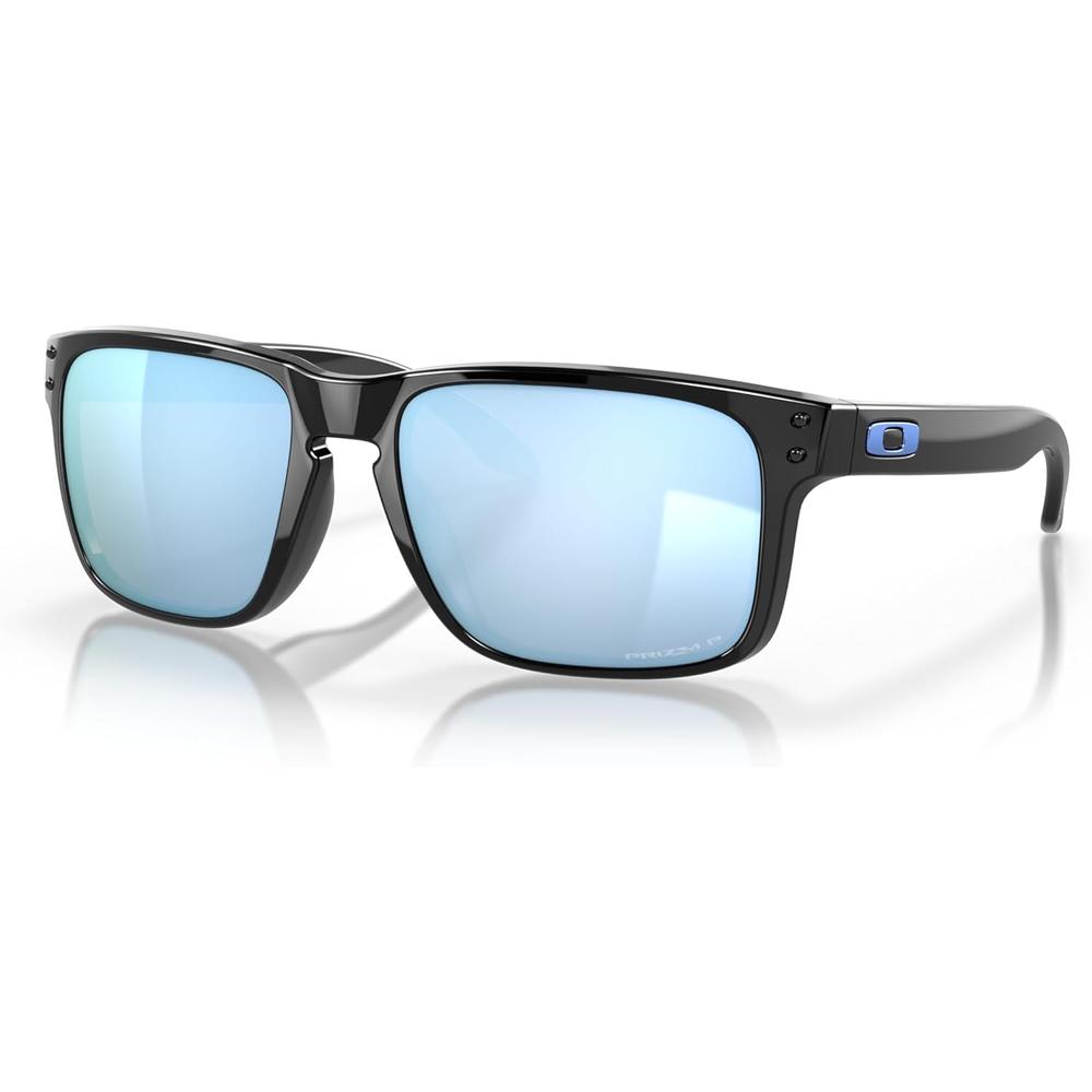 Oakley Holbrook OO9102 Gafas de Sol Polarizadas para Hombre | Polished Black / Prizm Deep Water
