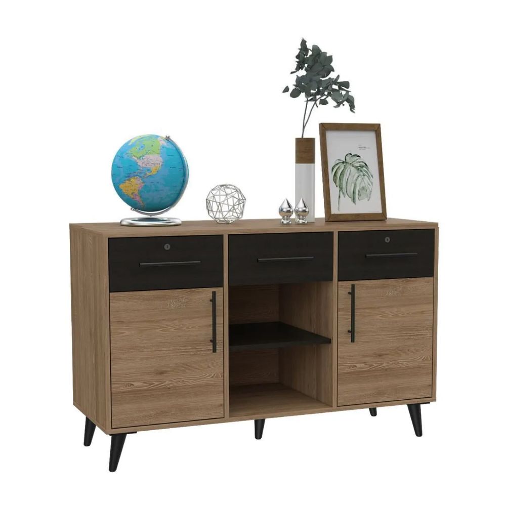 Archivador de Melamina Bilbao 75x116cm Tuhome Miel Archivador de Melamina Bilbao 75x116cm Tuhome Miel