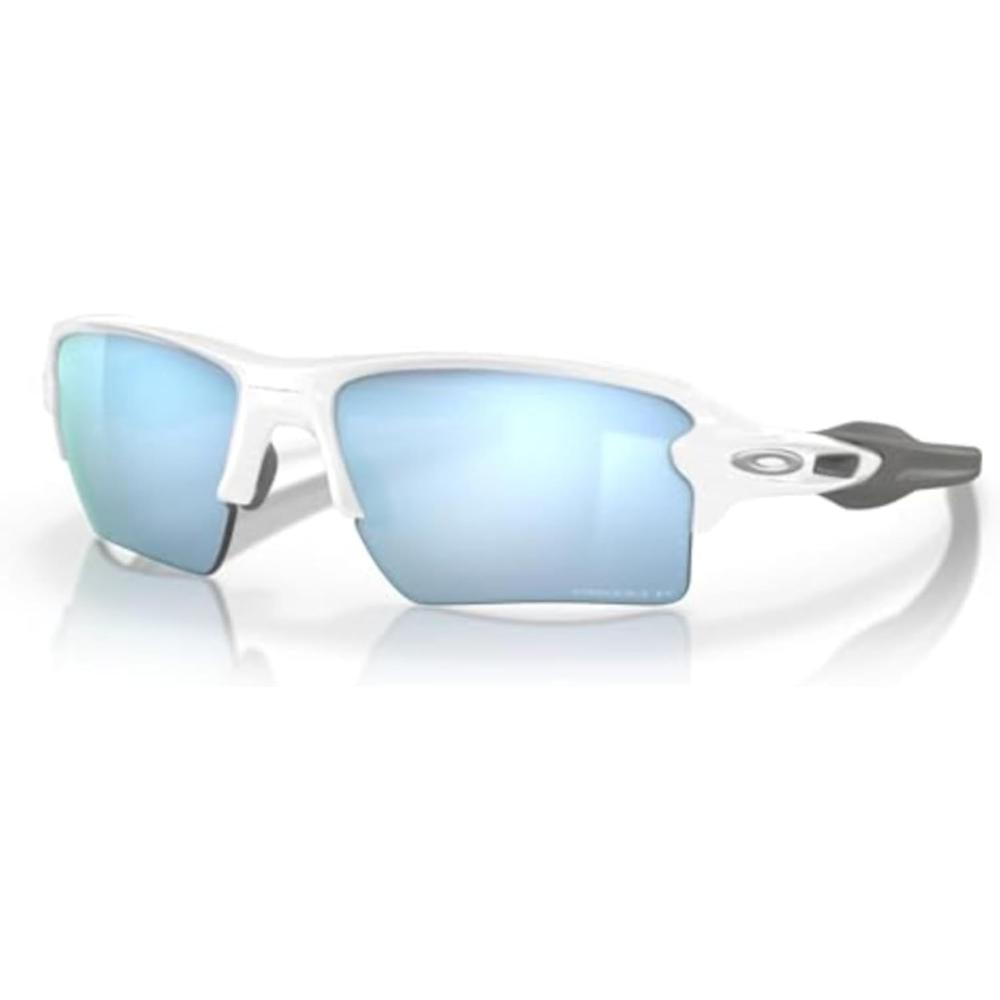 Oakley Flak 2.0 XL OO9188 Gafas de Sol para Hombre y accesorios | Polished White / Prizm Deep Water