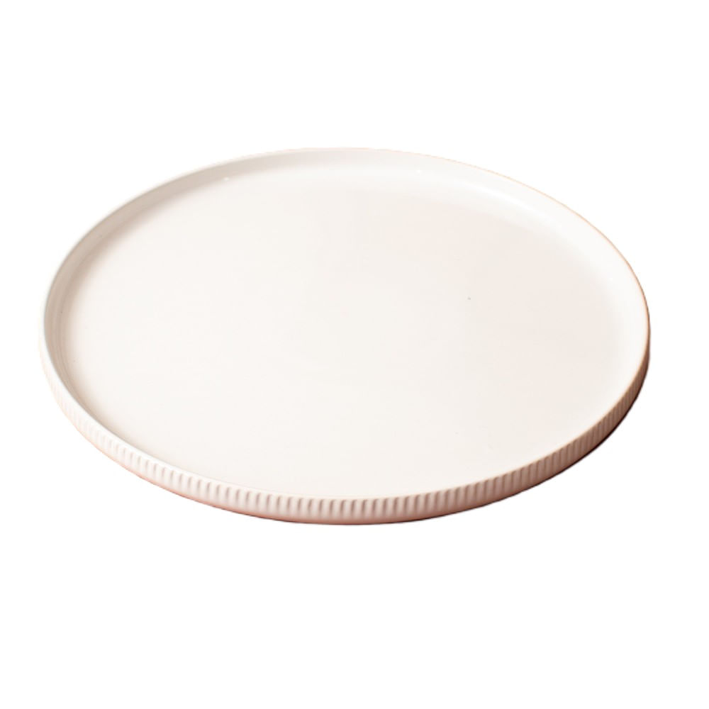 SETX4 PLATOS BLANCO 27CM CERAMICA