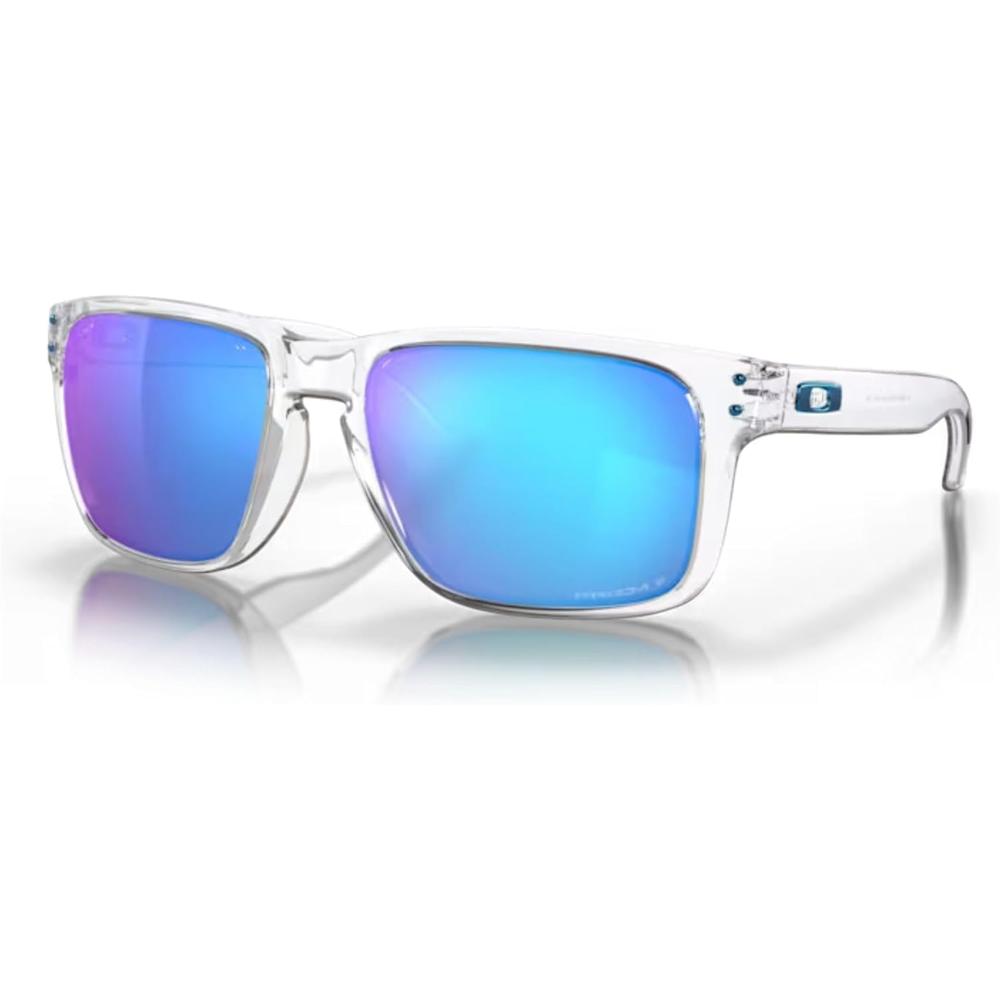 Oakley OO9417 Holbrook XL Gafas de Sol para Hombre y accesorios | Polished Clear / Prizm Sapphire