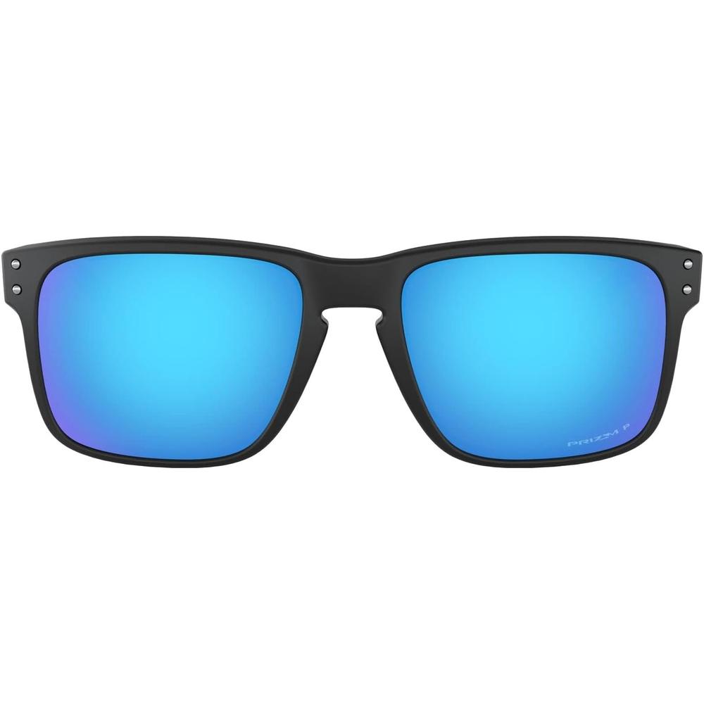 Oakley Holbrook OO9102 Gafas de Sol Polarizadas para Hombre | Matte Black / Prizm Sapphire Iridium