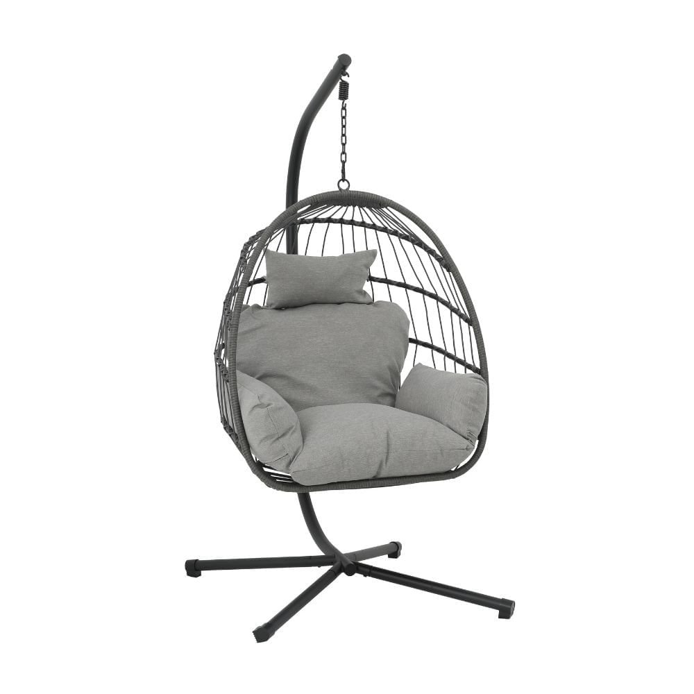 Silla Colgante Plegable Orange de Acero Marrón Silla Colgante Plegable Orange de Acero Marrón