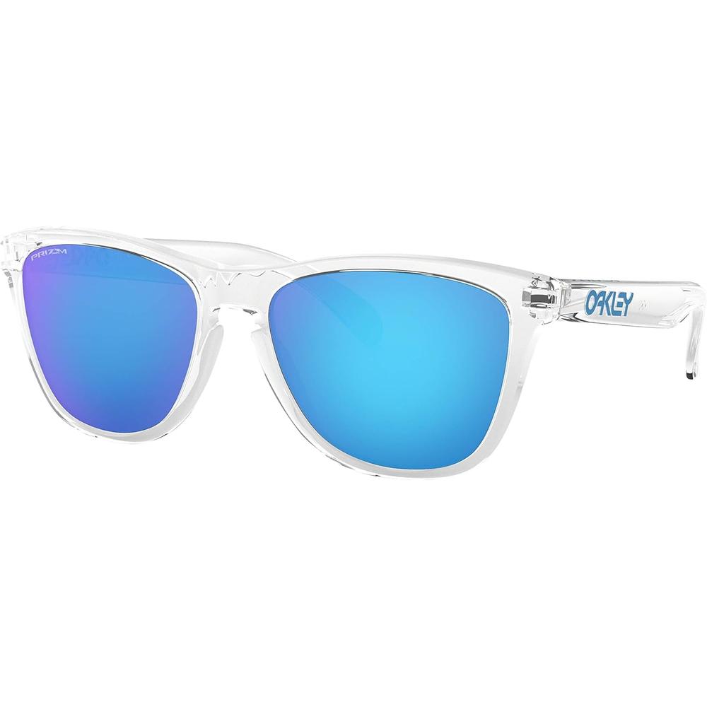 Oakley Frogskins OO9013 Gafas de Sol Unisex | Crystal Clear / Prizm Sapphire