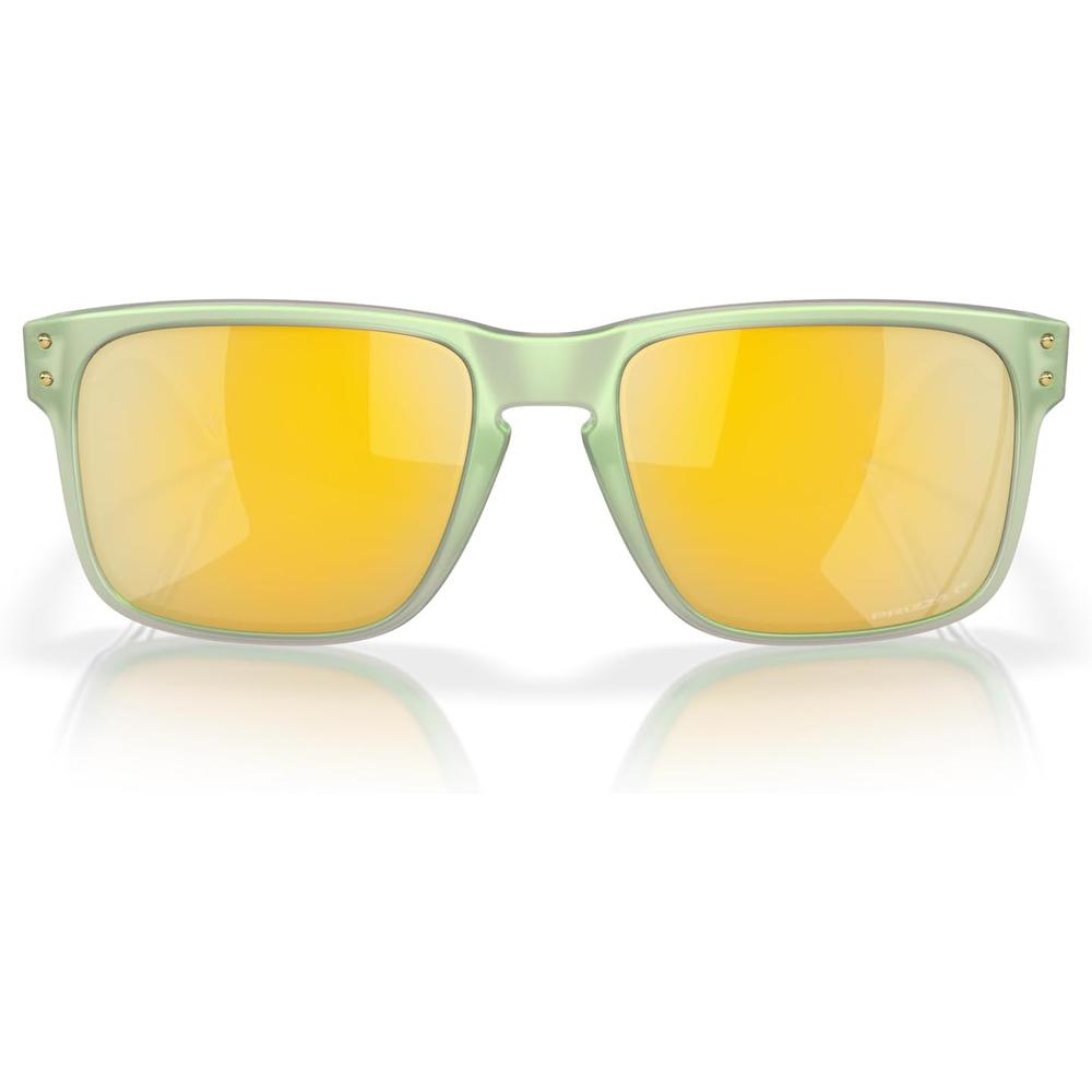 Oakley OO9102 Holbrook Polarizadas Gafas de Sol para Hombre | Dark Jade Opaline / Prizm 24K