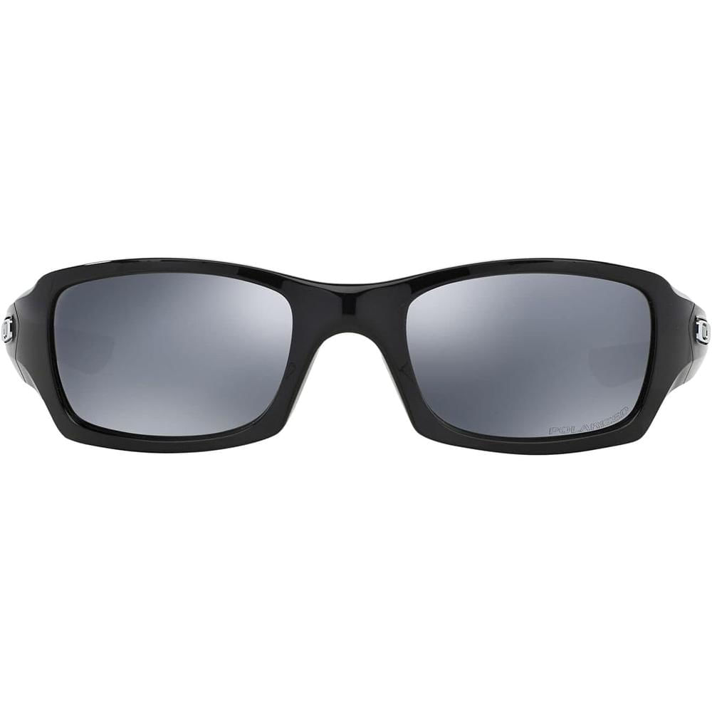 Oakley Fives Squared OO9238 Gafas de Sol Rectangulares para Hombre | Polished Black / Black Iridium