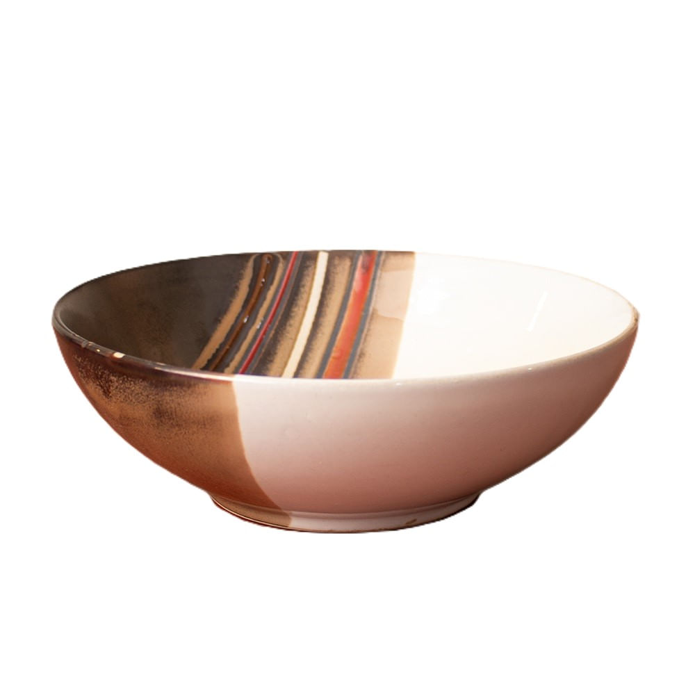 SETX4 BOWLS BICOLOR 18CM CERAMICA