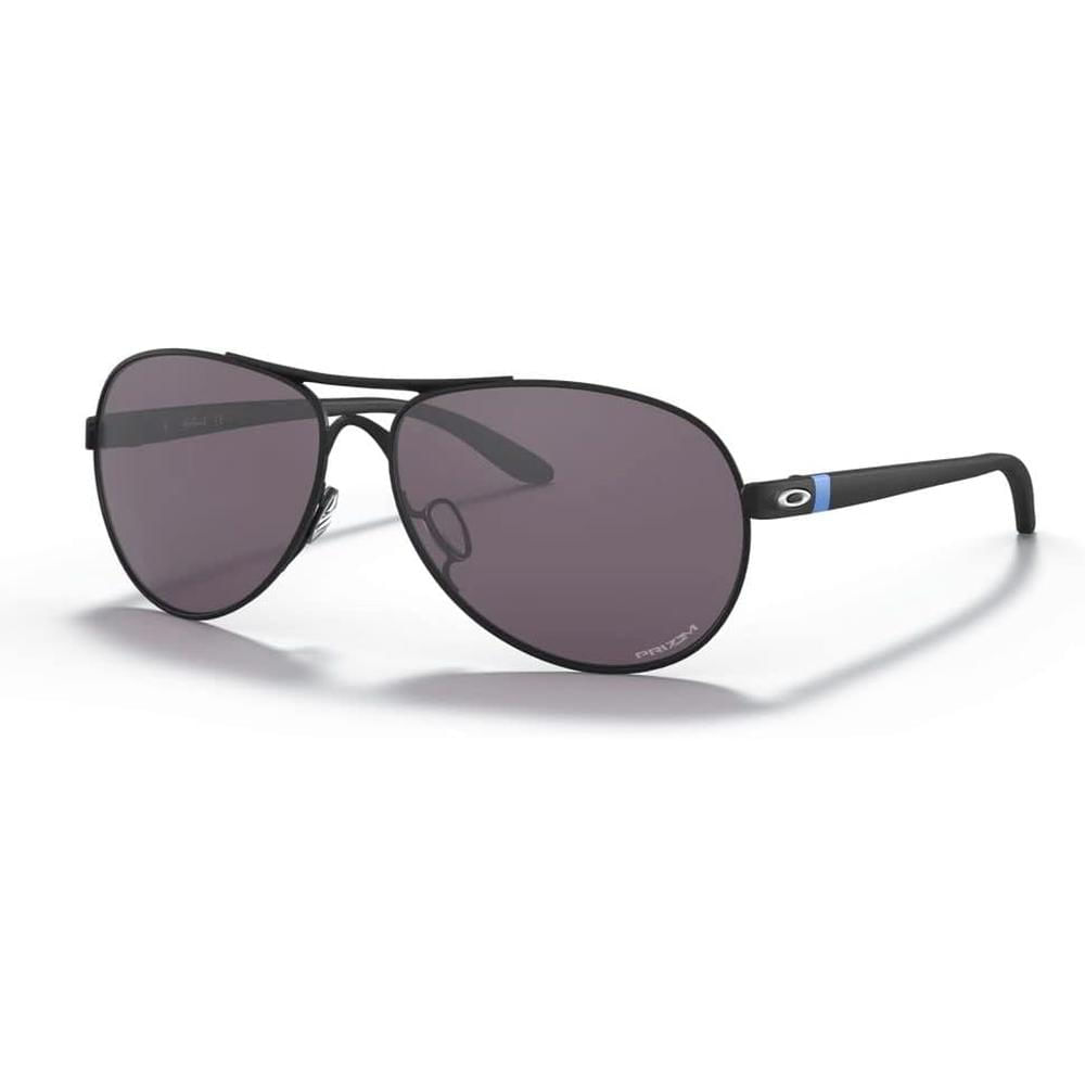 Oakley Split Time OO4129 Gafas de sol Aviator para mujer | Matte Black / Prizm Grey