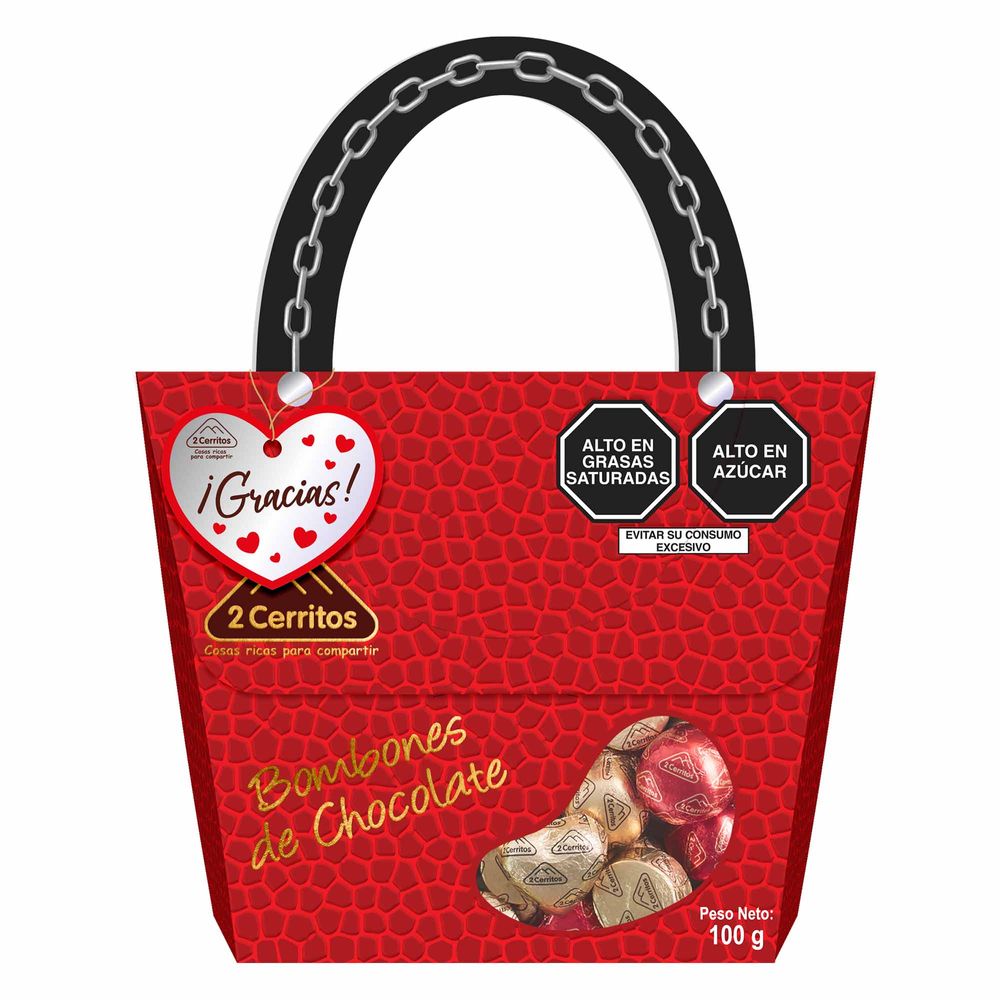 Bombones de Chocolate 2 CERRITOS con Almendras Caja 100g Bombones de Chocolate 2 CERRITOS con Almendras Caja 100g