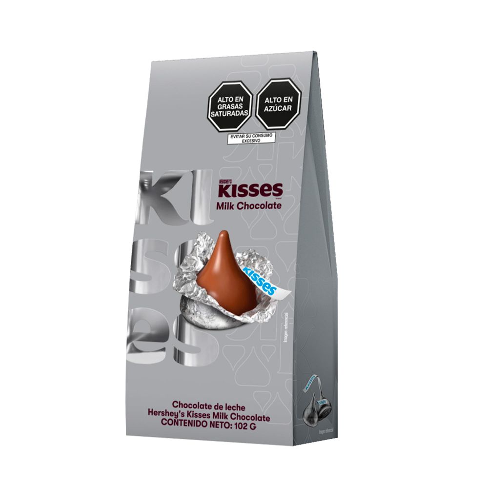 Chocolate HERSHEY'S Kisses Milk Chocolate Caja 102g Chocolate HERSHEY'S Kisses Milk Chocolate Caja 102g