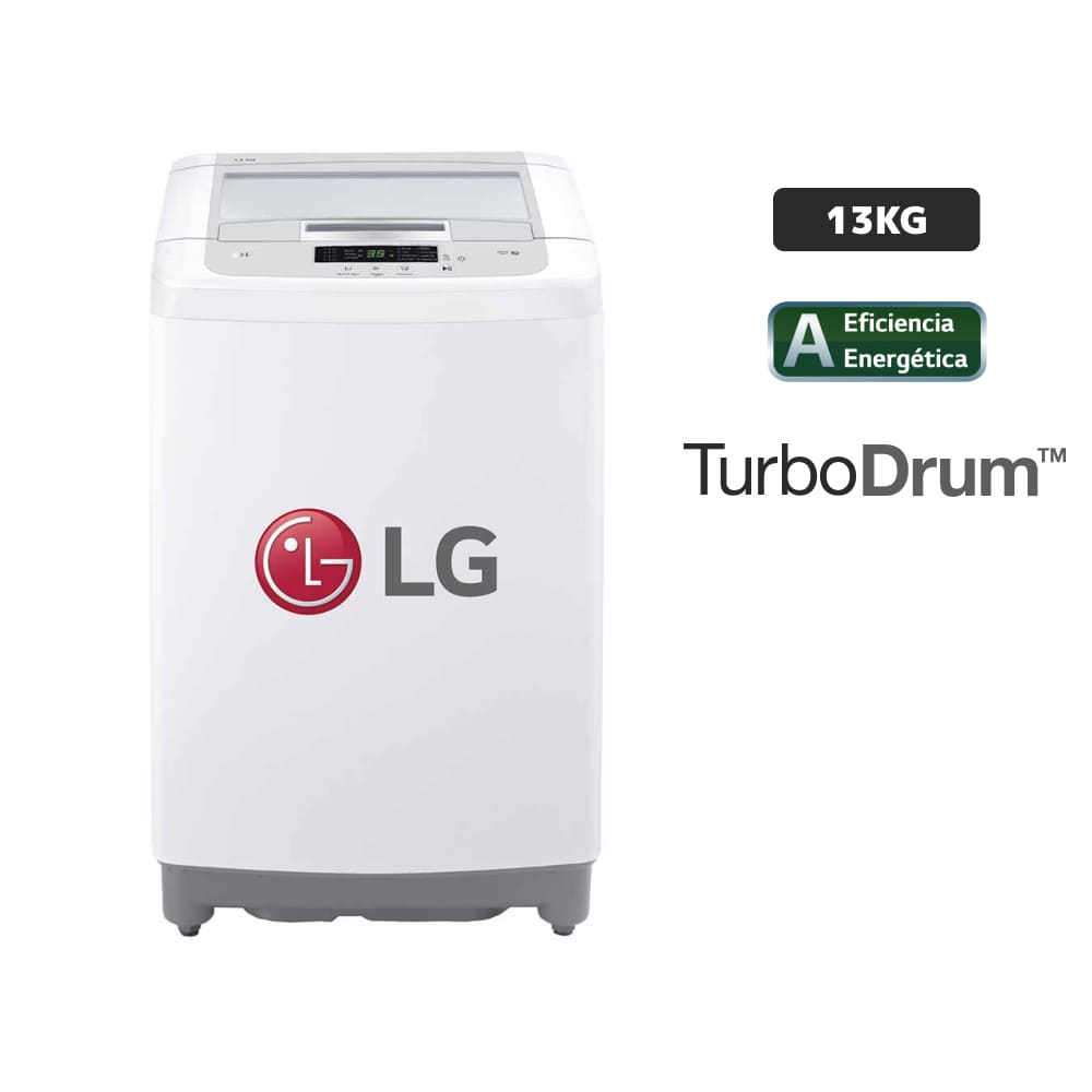 Lavadora LG Carga Superior 13 Kg WT13WPBK Blanco