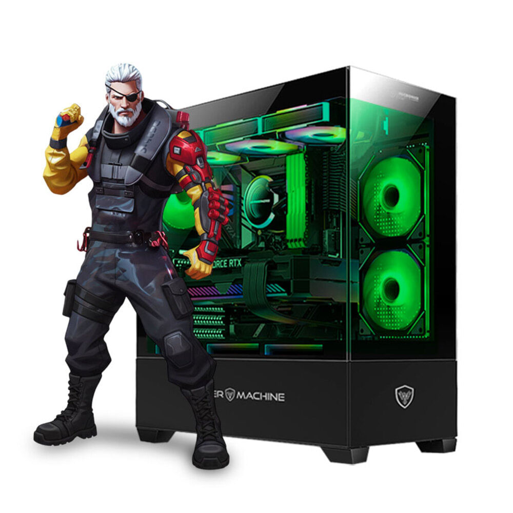 CPU GAMER PLUS RYZEN 7 7700X 16GB 500GB RTX5050 8GB GREEN MI PC LISTA - MIPCLISTA COMPUTADORA