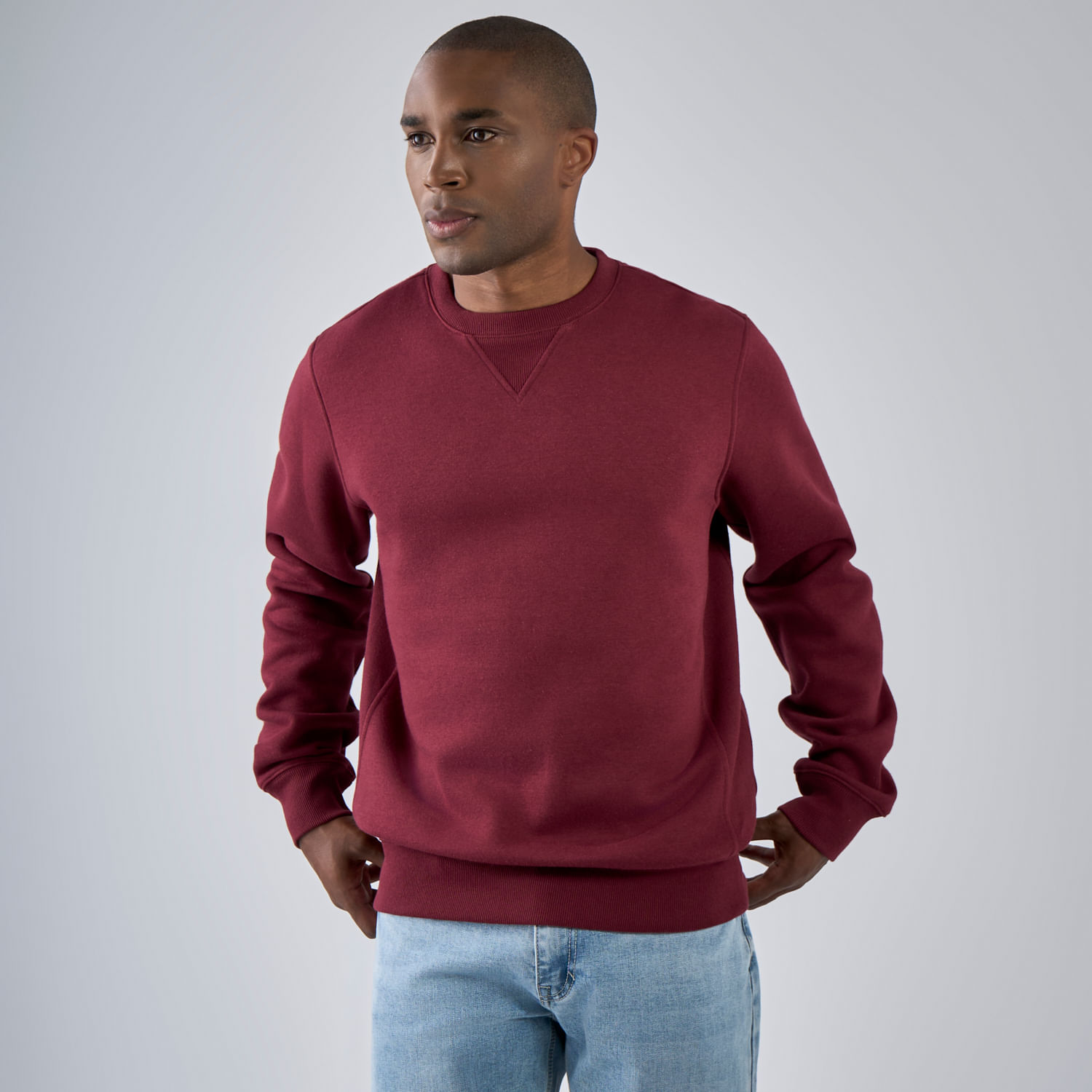 Polera Hombre Malabar Cuello C Solid