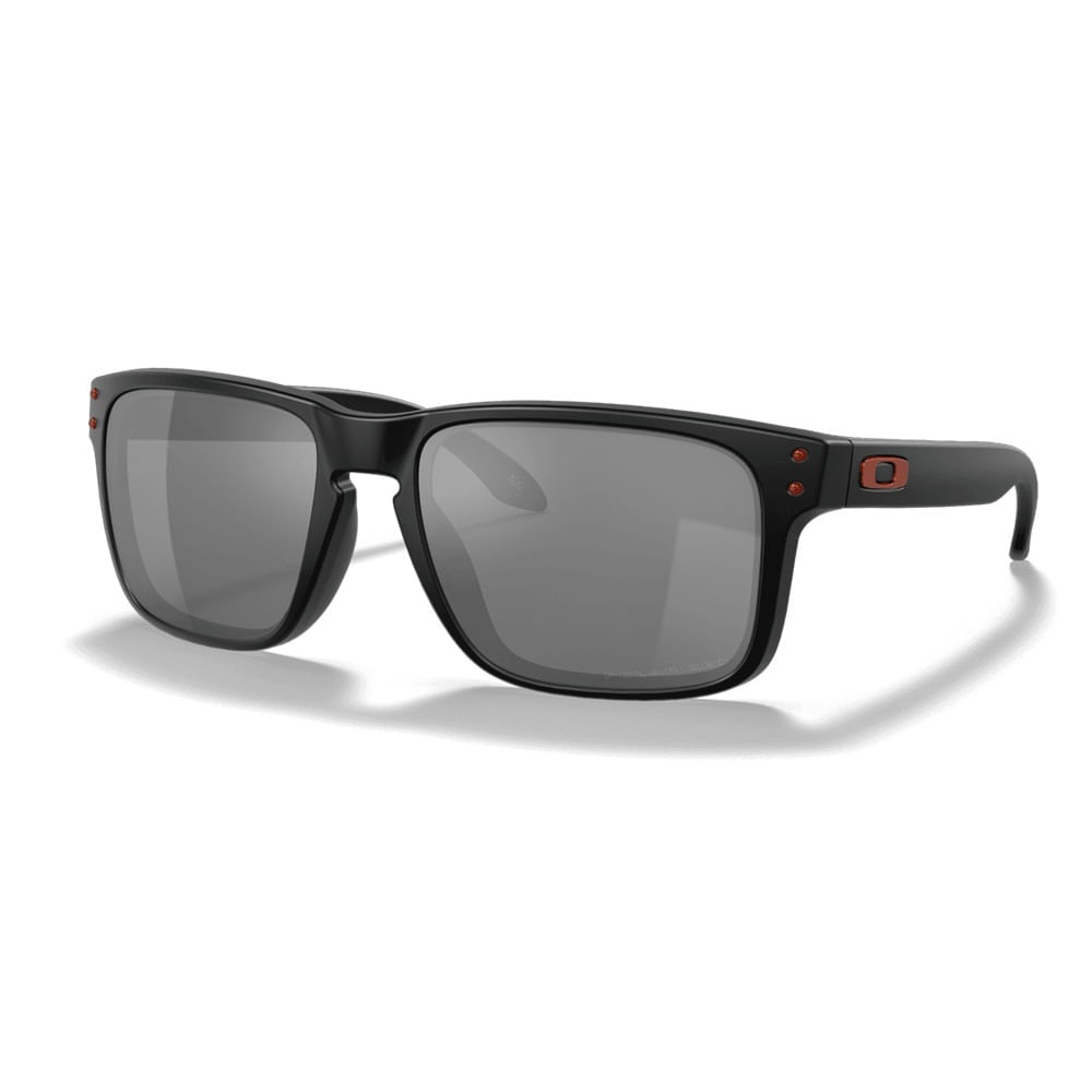 Lentes de Sol Oakley Holbrook Montura Mate Logo Rojo