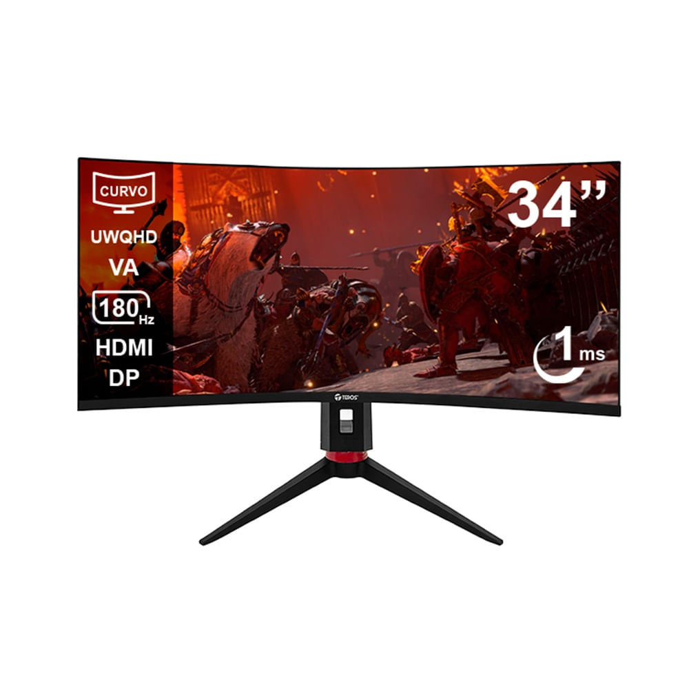 MONITOR TEROS Gaming 34"" 3412G 2K 1ms CURVO Negro