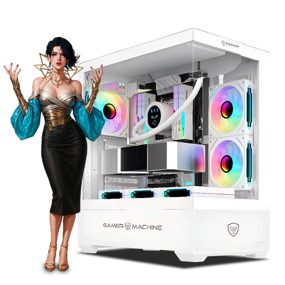 CPU Gamer Intel Core i7 12700F 32gb 500GB RTX5050 8GB Mipclista WHITE COMPUTADORA