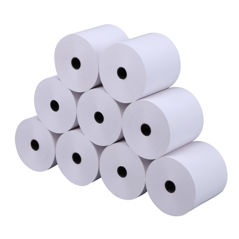Papel Termico 80x80mm 55gr Caja de 20 rollos