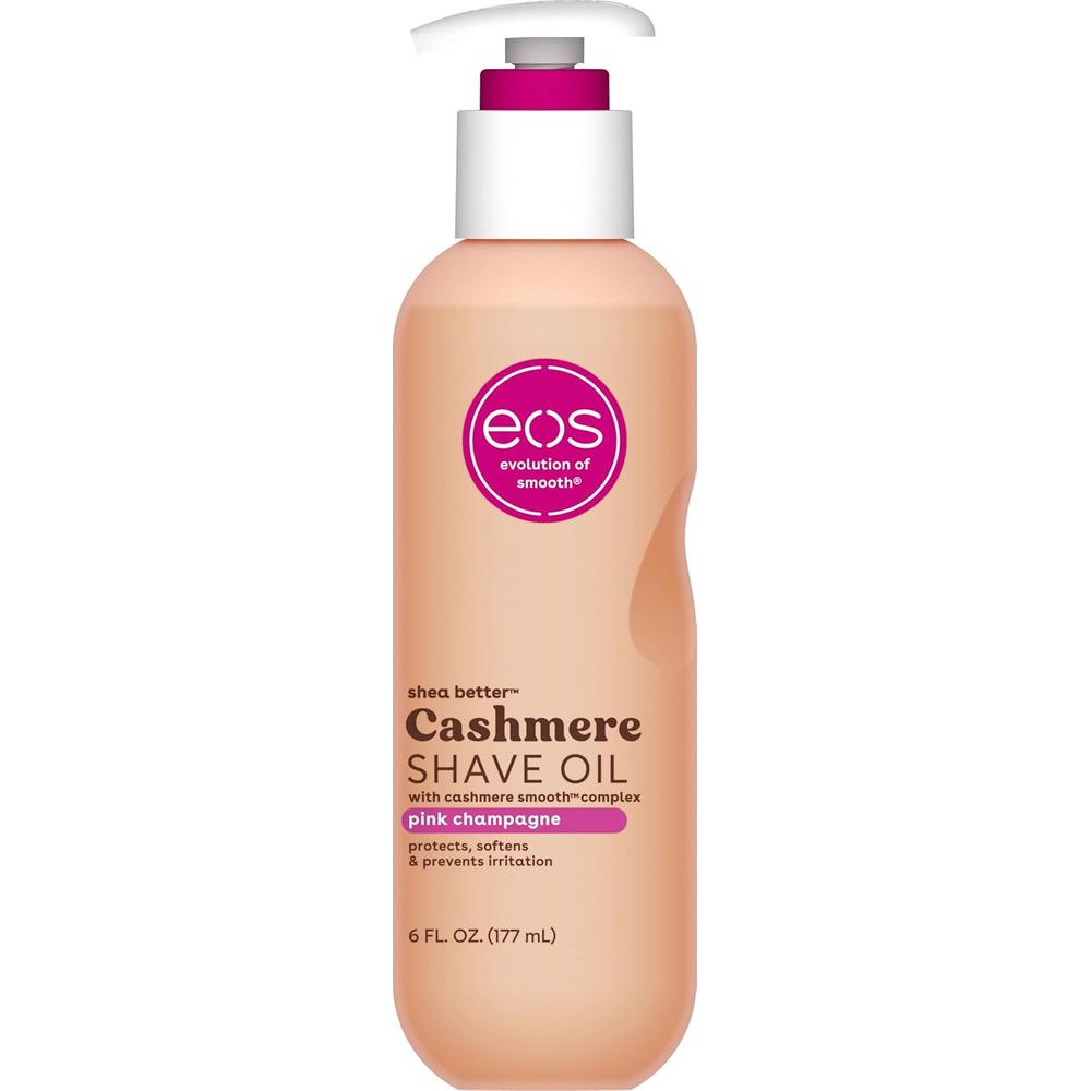 EOS Cashmere aceite de afeitar Pink Champagne | 6 oz / 177 ml