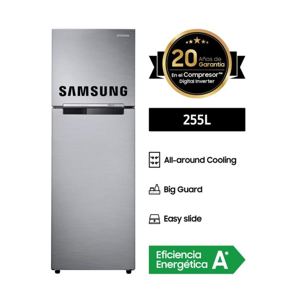 REFRIGERADORA SAMSUNG RT25FARADS8 255Lt SILVER REFRIGERADORA SAMSUNG RT25FARADS8 255Lt SILVER