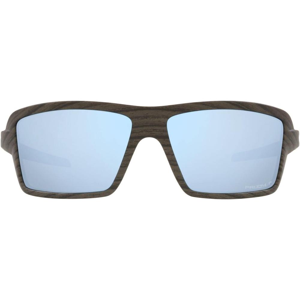 Oakley Cables OO9129 Gafas de sol para hombre | Woodgrain / Prizm Deep Water