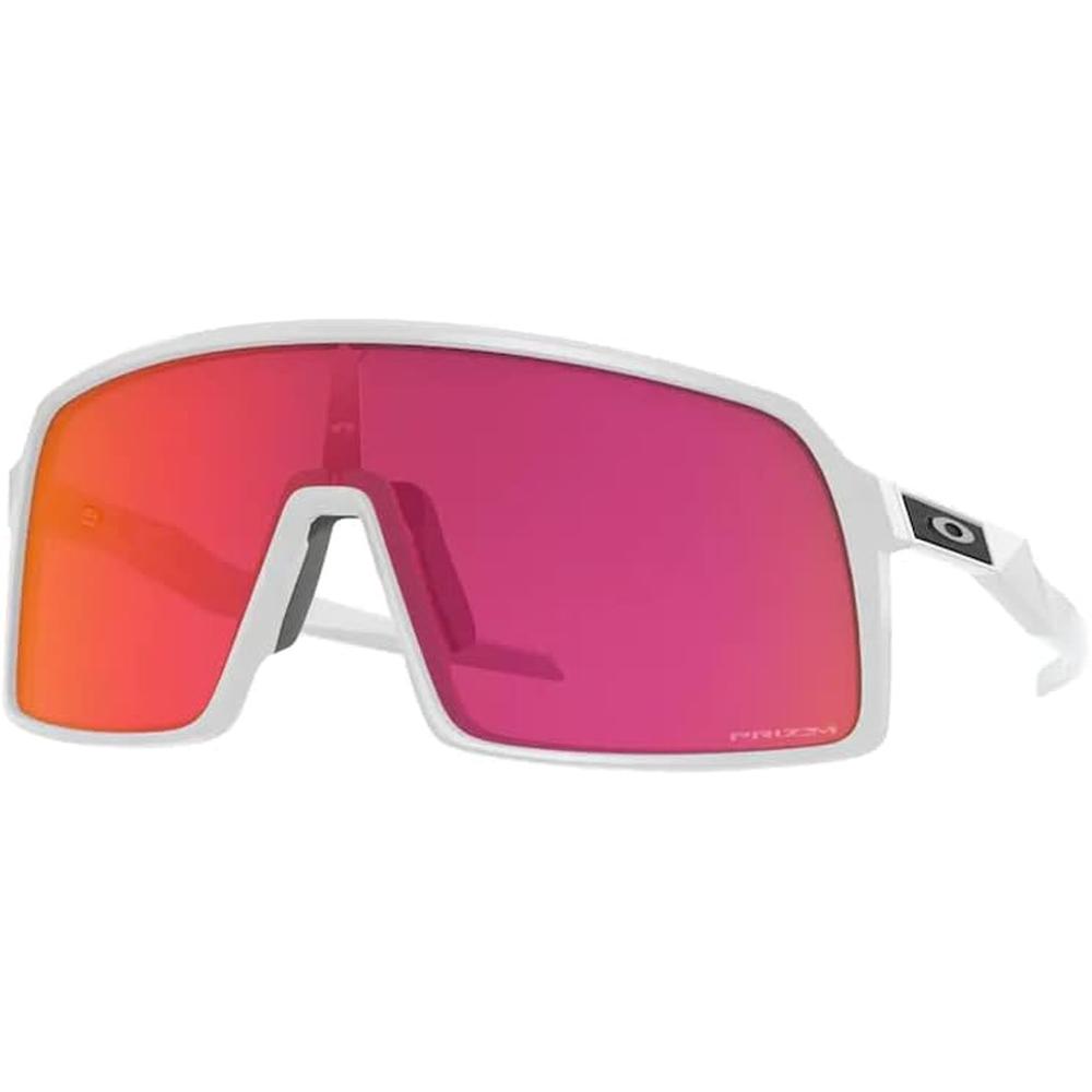 Oakley Sutro OO9406 Shield Gafas de sol para hombre | Polished White / Prizm fiield