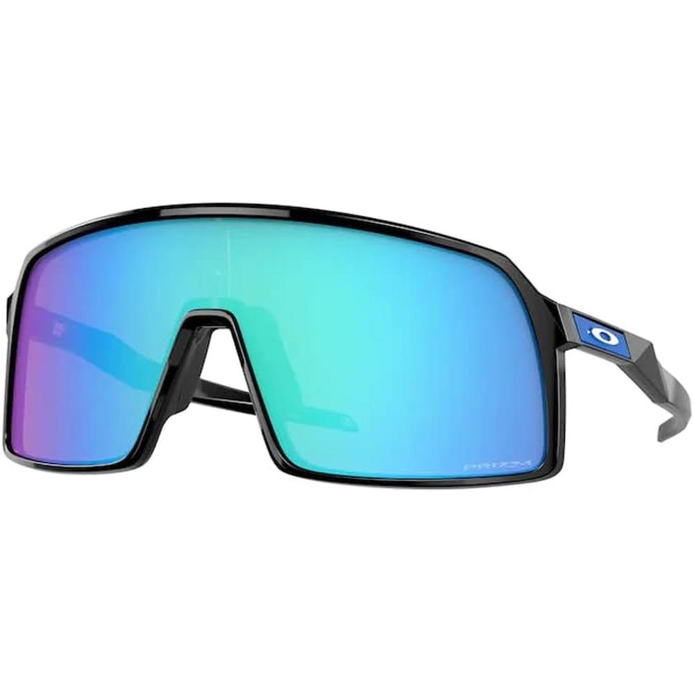 Oakley Sutro Shield OO9406 Gafas de sol para hombre | Polished Black / Prizm Sapphire