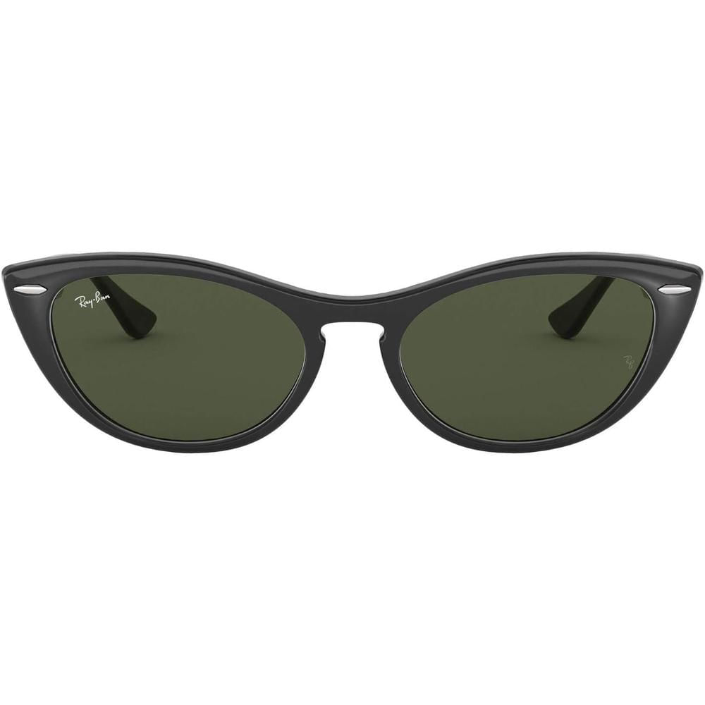 Ray-Ban RB4314N Nina Cat Eye Gafas de sol para mujer | Black / Green I