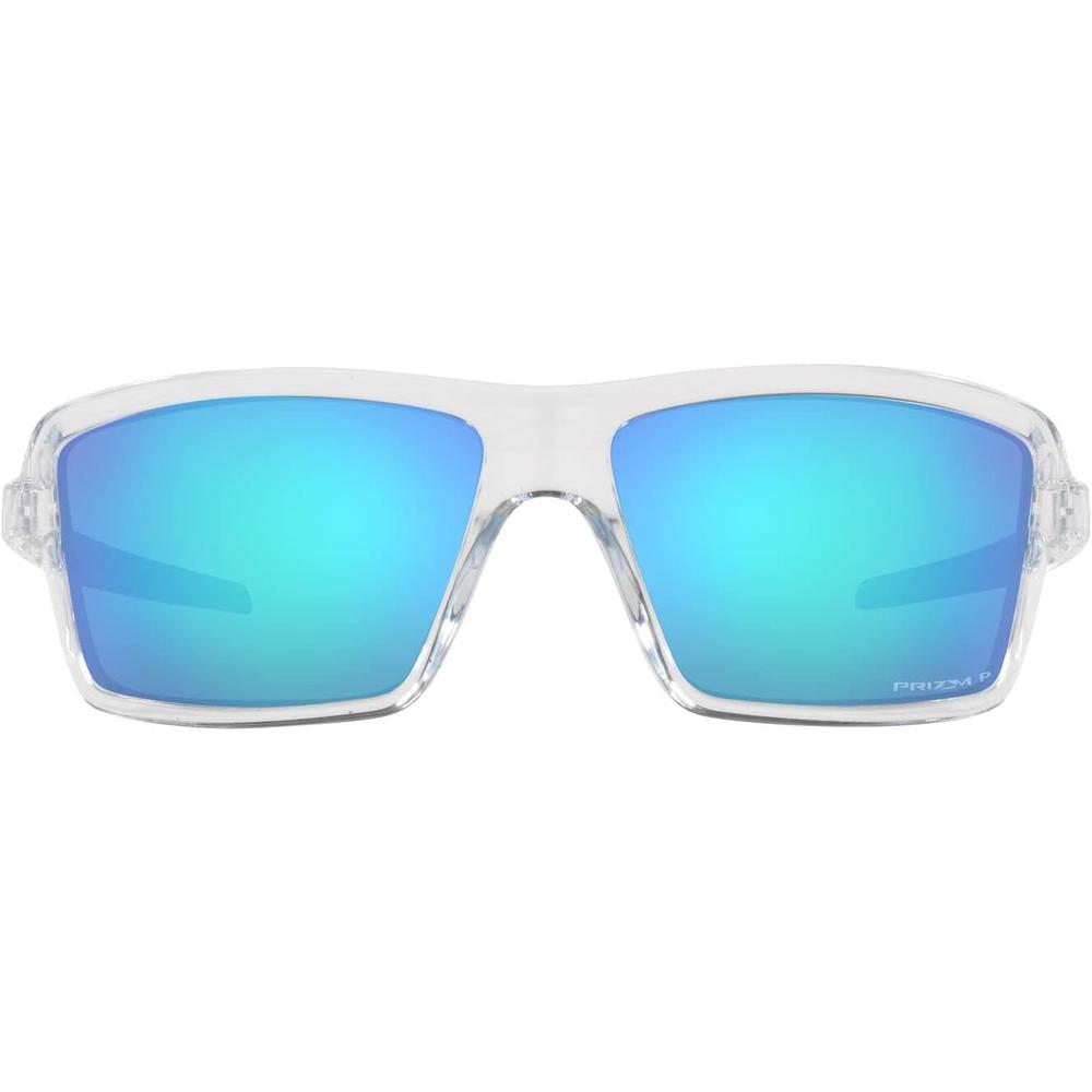 Oakley Cables OO9129 Gafas de sol para hombre | Polished Clear / Prizm Sapphire