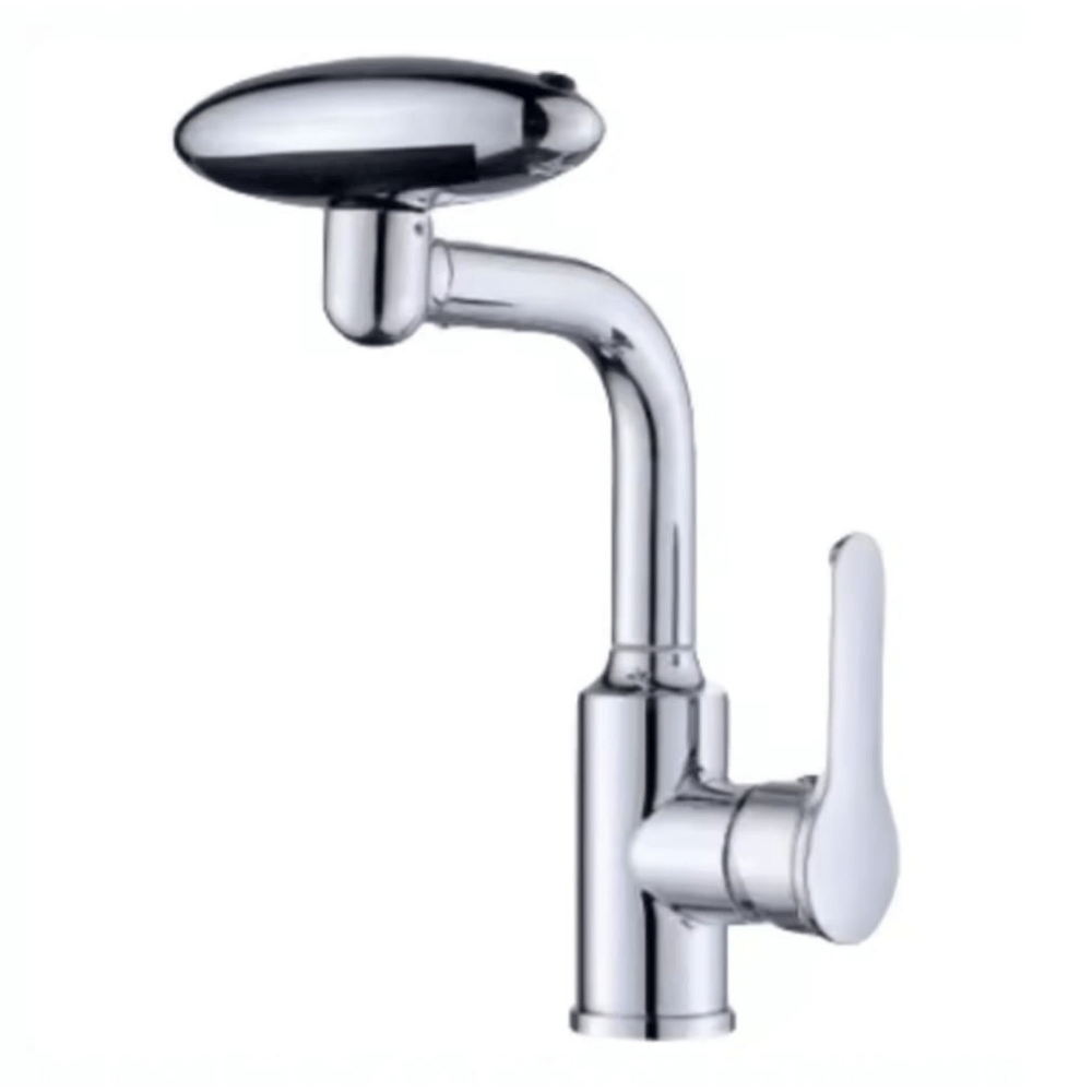 Mezcladora para Cocina o Baño de Acero con Cuatro Formas de Drenaje Giratorios 360